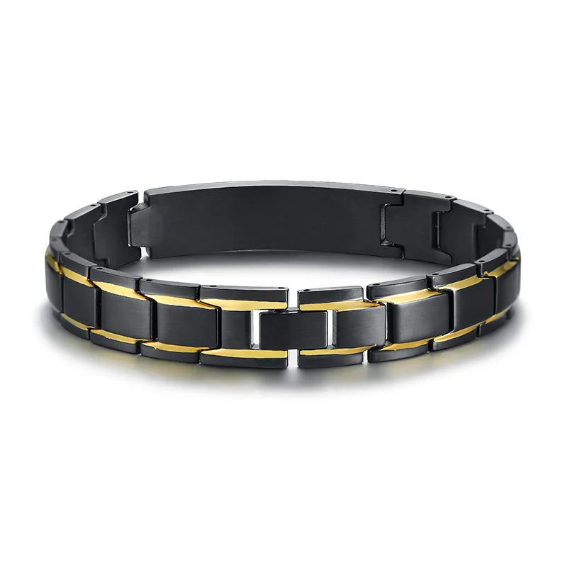 Vnox Stainless Steel Metal Bracelet