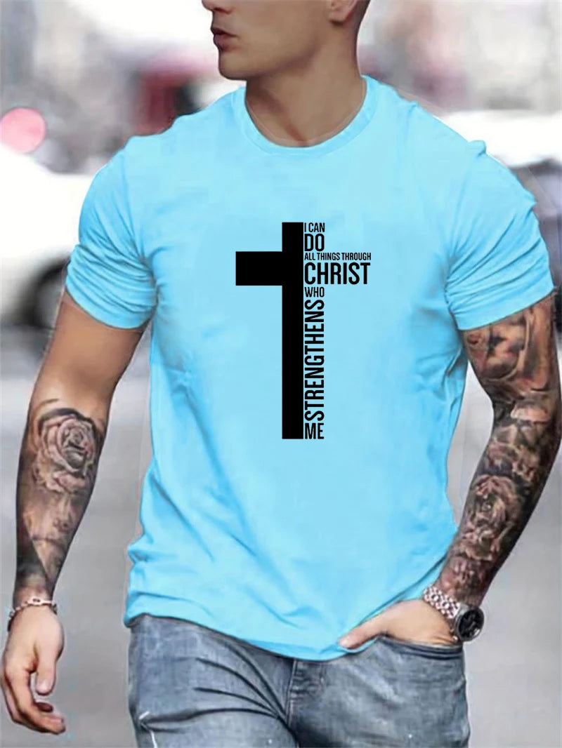 Fashion Cross Graphic T-Shirt