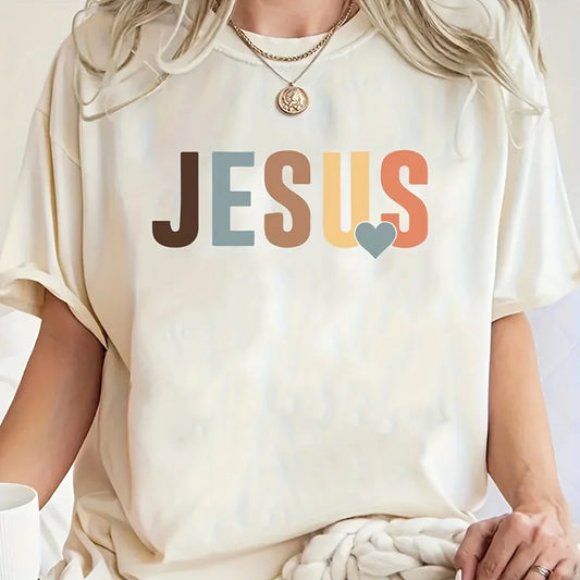 Jesus Letter 90s Girls T-Shirts