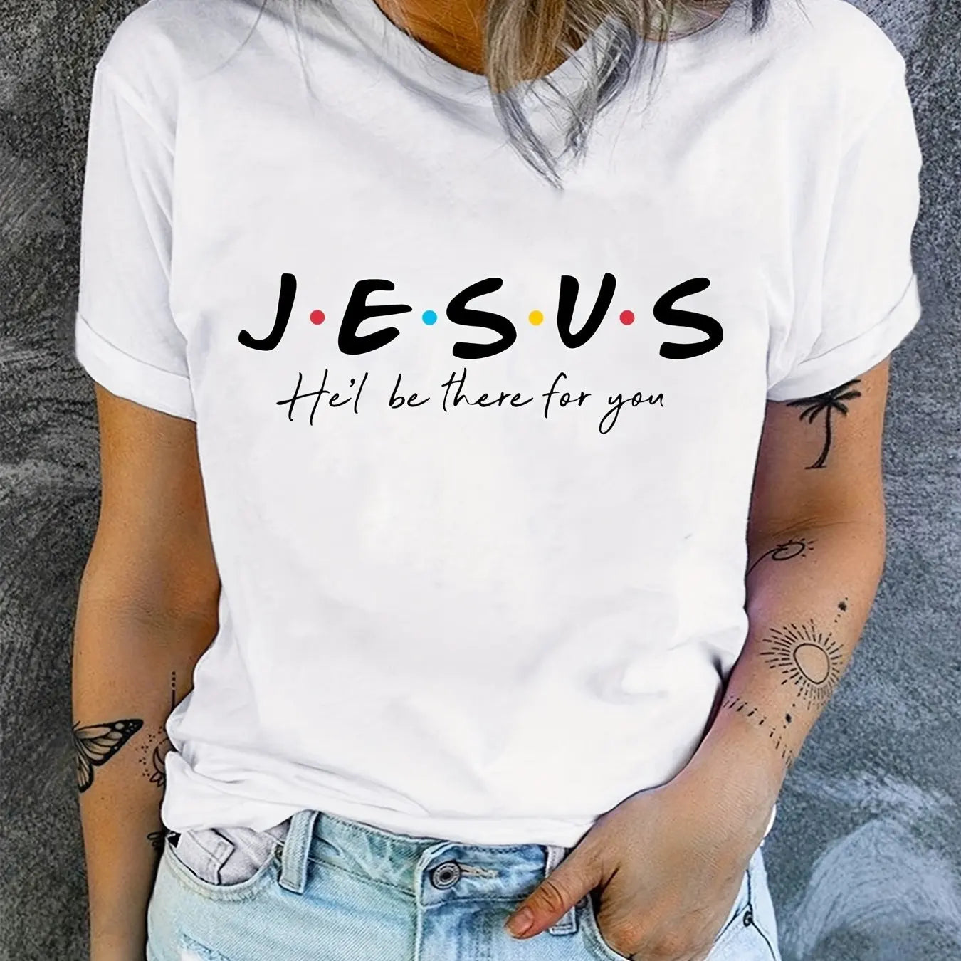 Christian Jesus Print T-Shirt