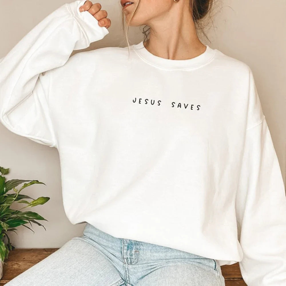 Jesus Saves Sweatshirt