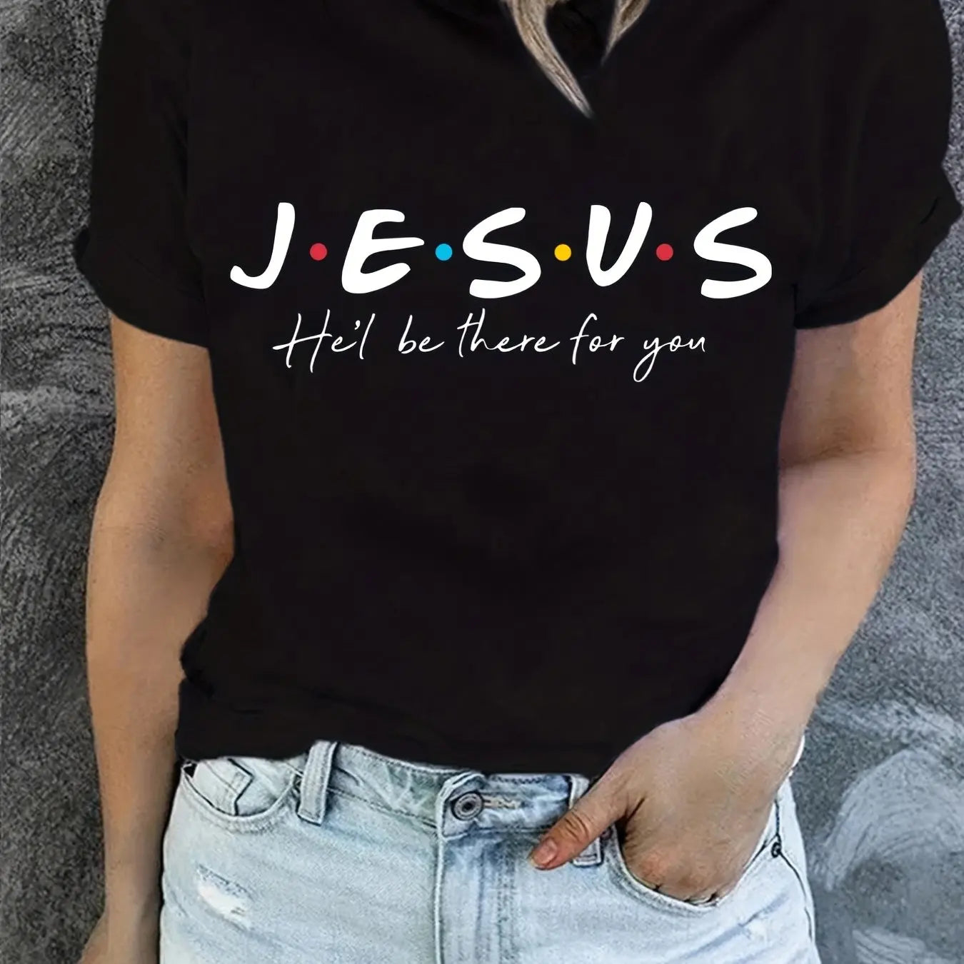 Christian Jesus Print T-Shirt