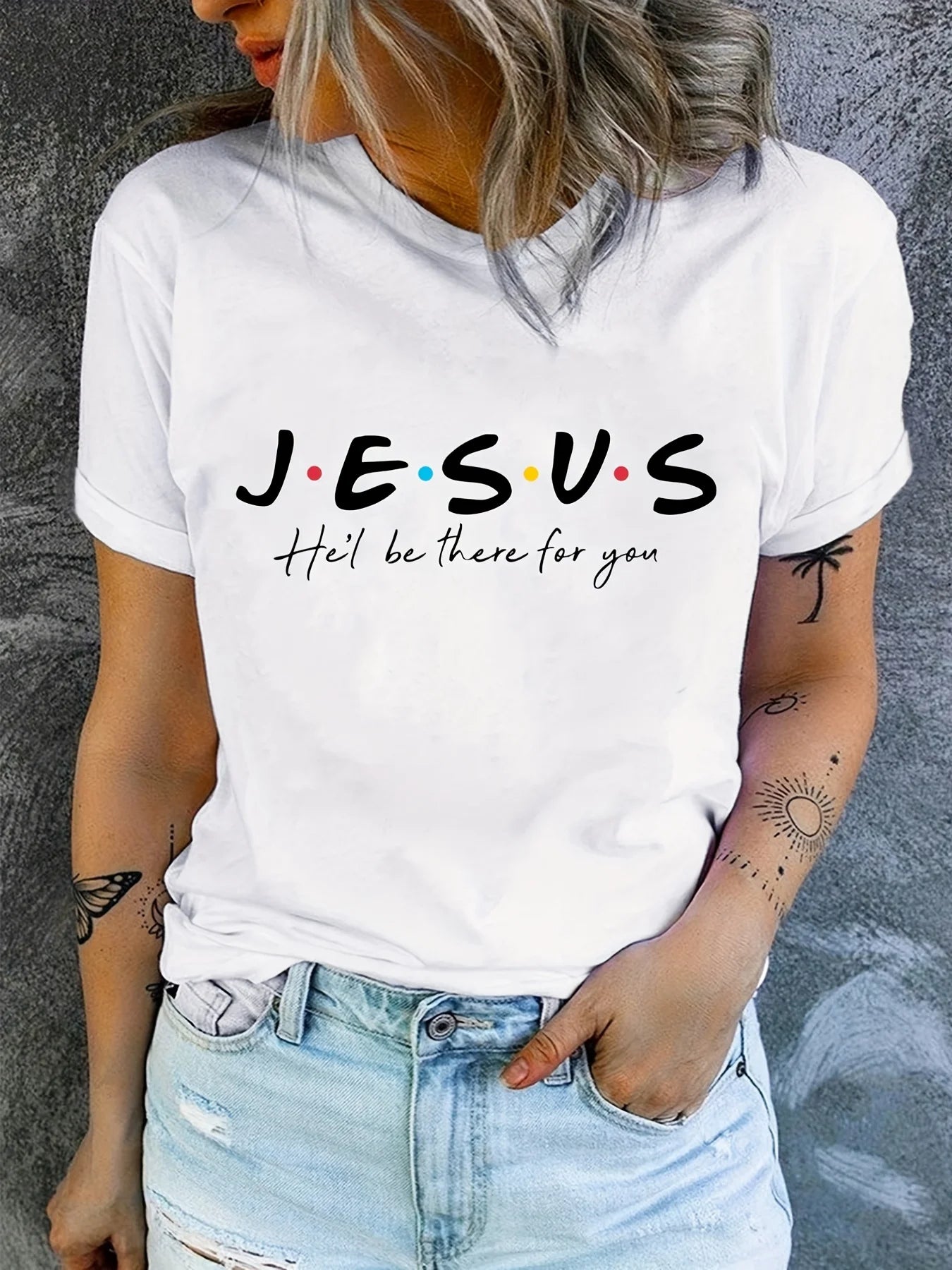 Christian Jesus Print T-Shirt