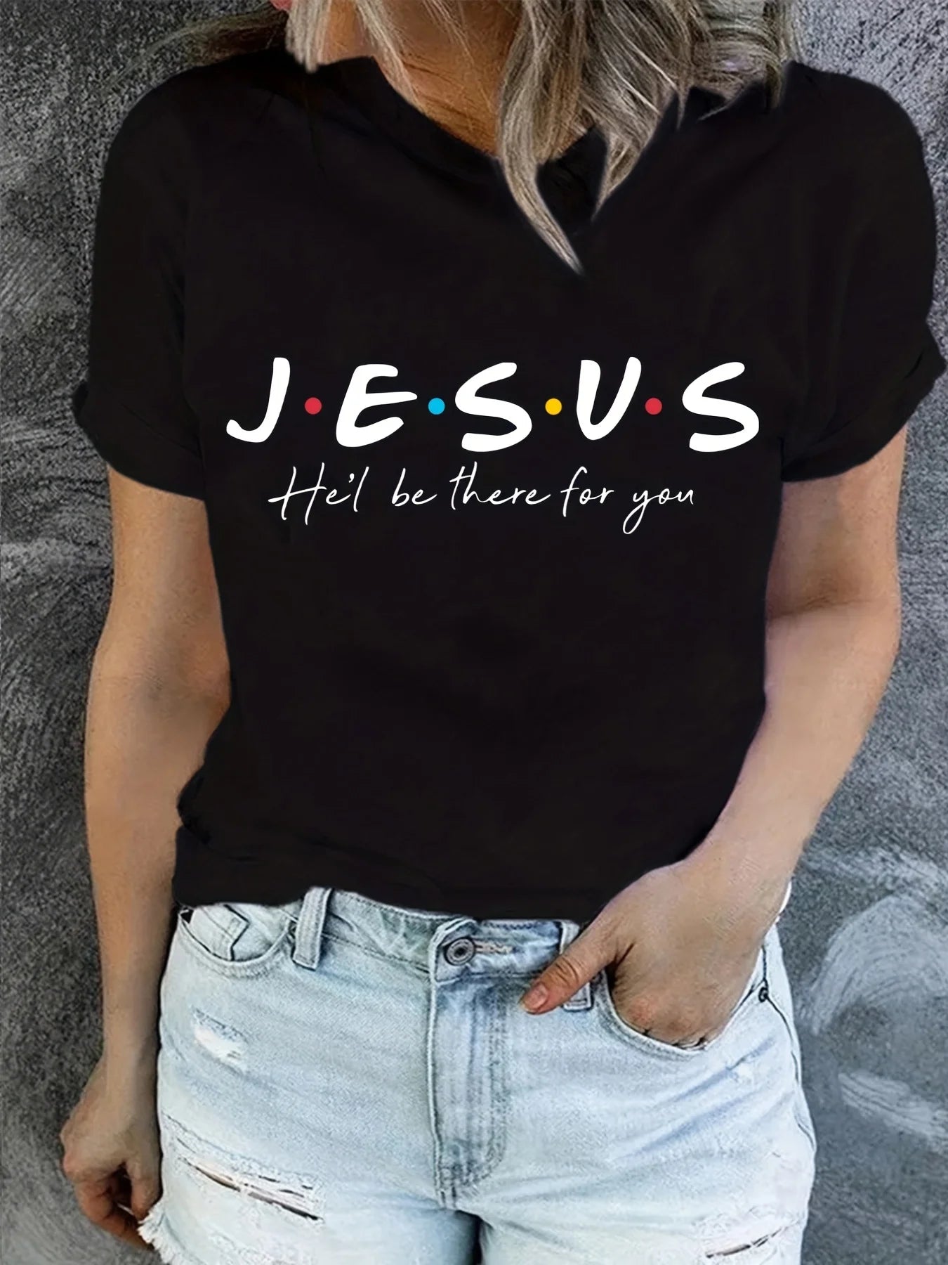 Christian Jesus Print T-Shirt